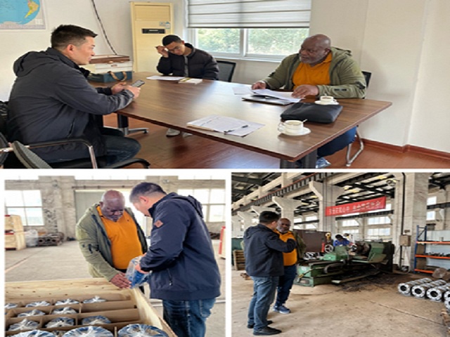 Visite d'affaires d'un client de longue date chez CNM Valves